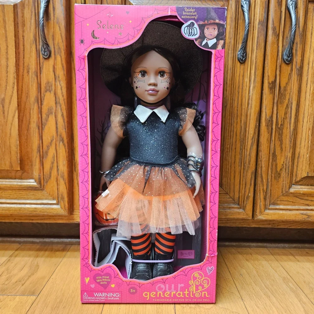 New Our Generation Selene Halloween Collectible Doll 18
